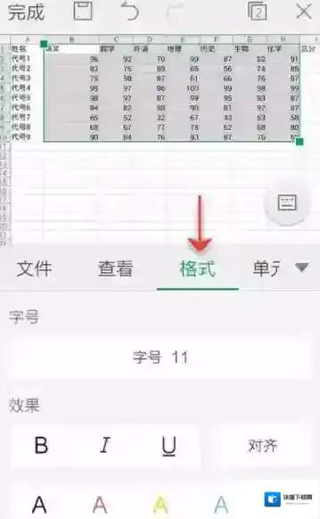 金山WPS办公软件表格