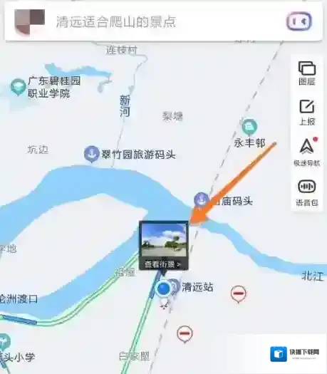 百度地图点击