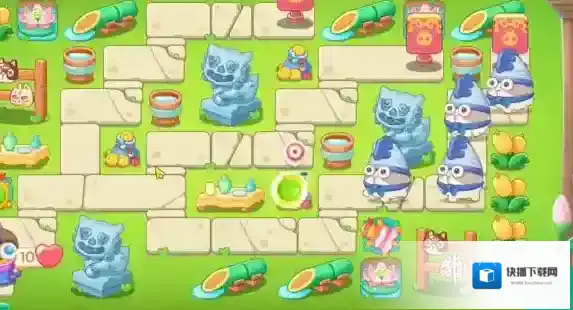 保卫萝卜4在中间