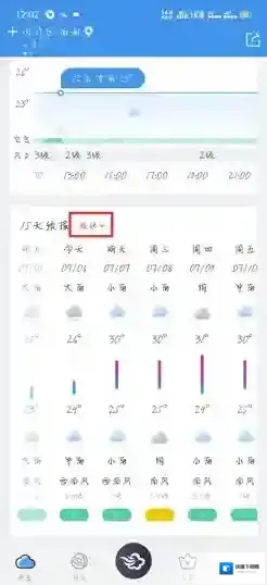 墨迹天气温度