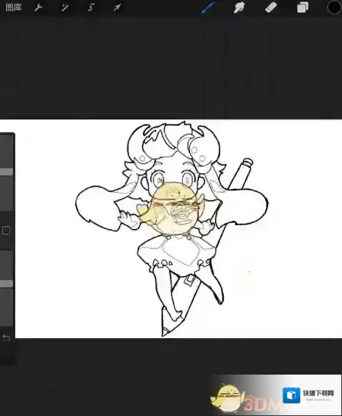 Procreate Pocket线稿