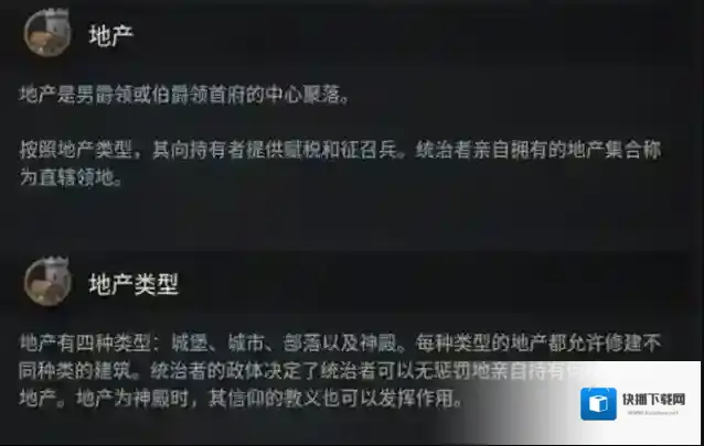 十字军之王3 男爵领的基本概念有哪些