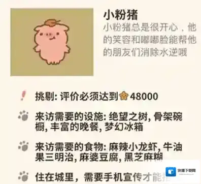 动物餐厅小粉猪怎么解锁 获取方法攻略