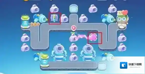 保卫萝卜4太空穿越第21关满星攻略