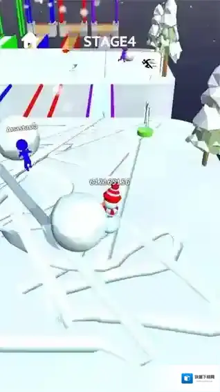 雪地赛跑赛跑游戏